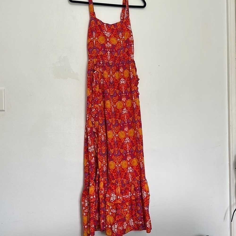 Abel The Label Floral Marrakech Summer Lovin Maxi Dress Women's Size small